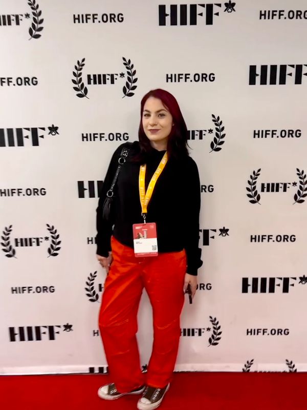 Red carpet at HIFF for the film "Albert Pyun King of Cult Movies"