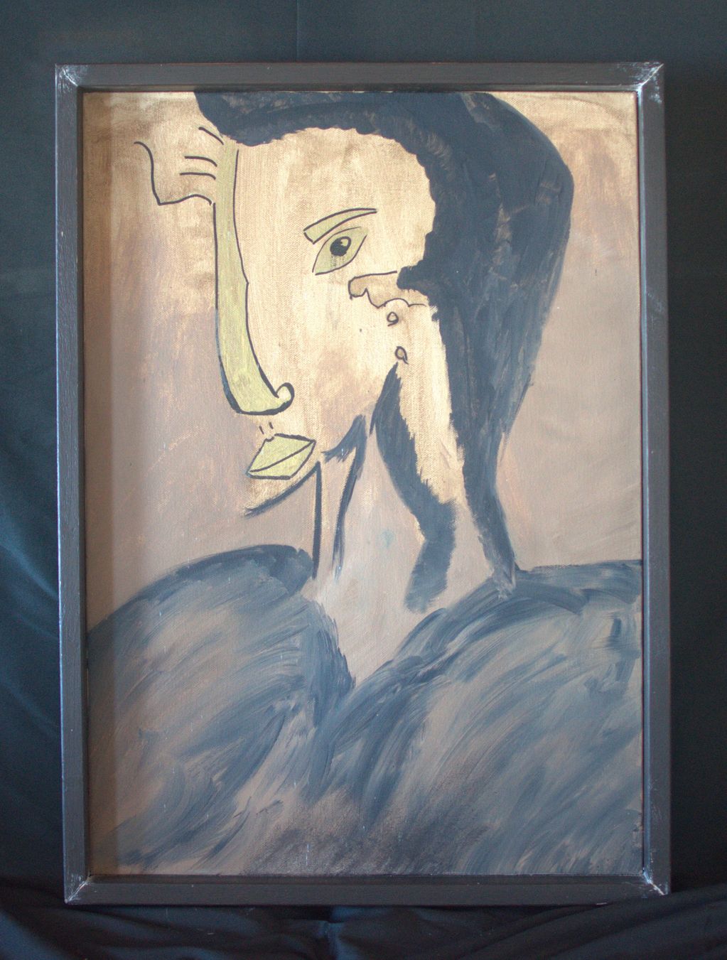 Elvis is alive and living in Lydd.
63x46cm Acrylic on canvas.
£155.00 free P£P in UK