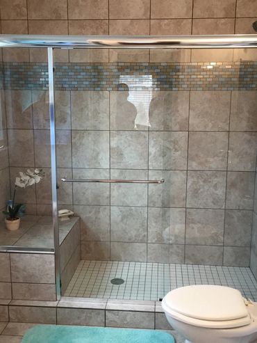 framed double sliding glass doors