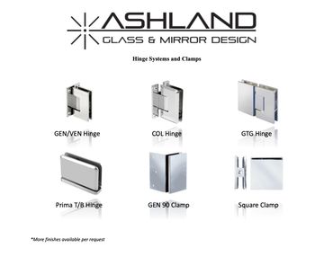 hinges hardware options for glass doors