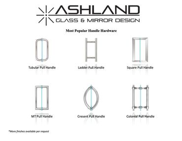 handle options for glass swing doors