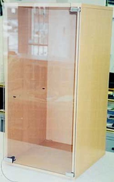 Frameless jewelry Glass Display case
