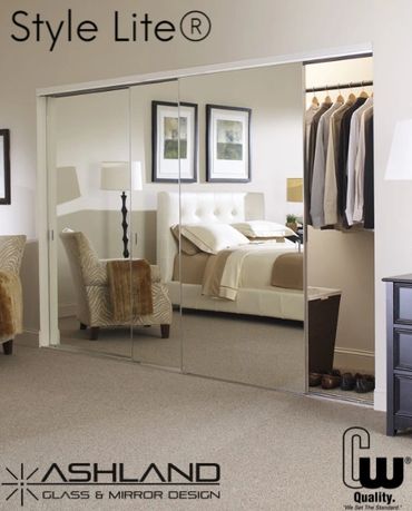 custom sliding mirror closet doors from Contractors Wardrobe