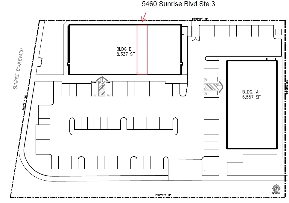 5454 & 5460 Sunrise Ave Site Plan