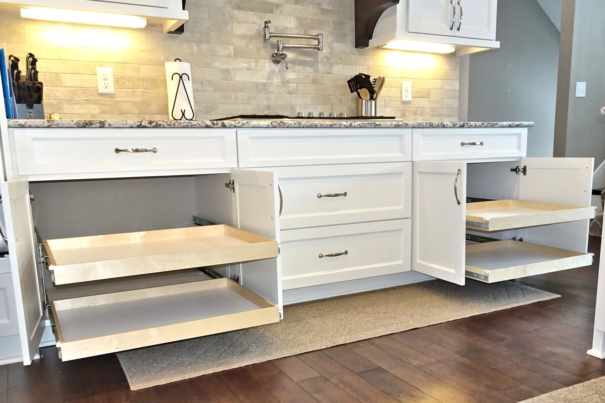 Custom Pull Out Shelves for Your Kitchen and Bathroom