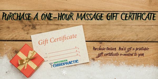 Holiday Massage Gift Certificate