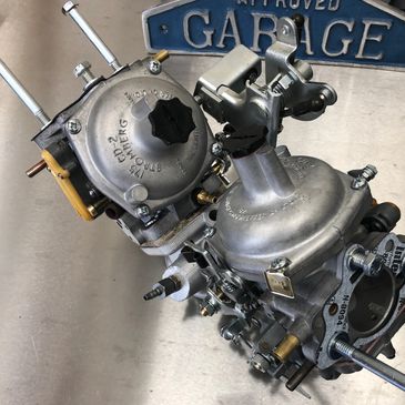 Trumph Stag Twin Stromber CD175 Carburetters