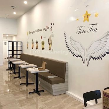 Custom Cabinetry for Commercial Spaces - Bubble Tea Store