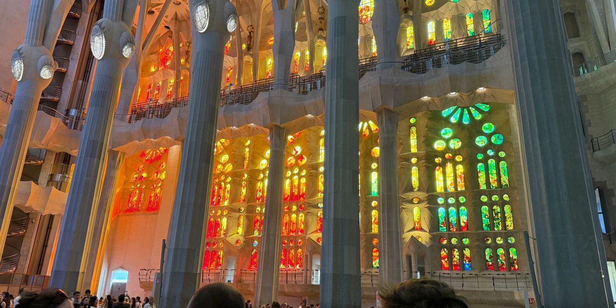Inside La Sagrada Familia, June 2025