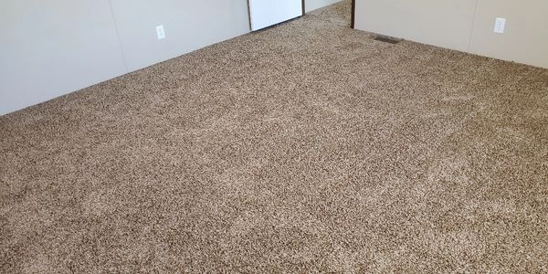 carpet special in a mobile home living room