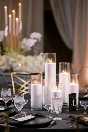 Columbus wedding flowers
candle luxury centerpiece 