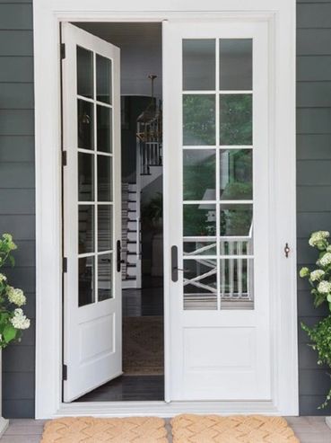Replacement energy efficient front door