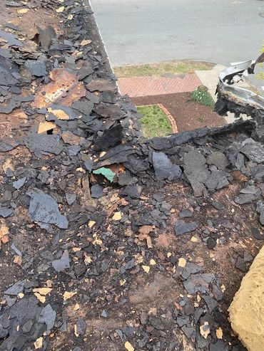 extensive roofing damage, waiting way to long to have your roof inspected. Leaks turn into giant pr