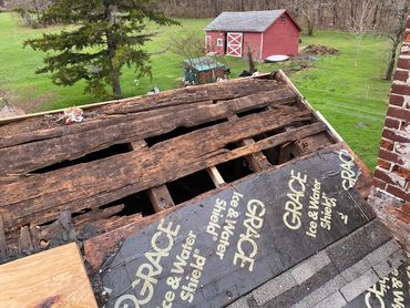 extensive roofing damage, waiting way to long to have your roof inspected.