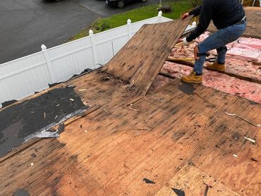 Could have been avoided . Replaced insulation, plywood, fiberglass felt and shingles.