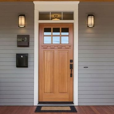 Replacement energy efficient front door