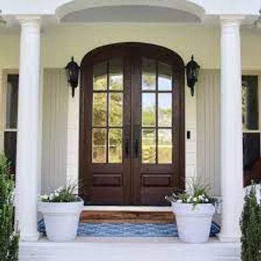 Replacement energy efficient front door