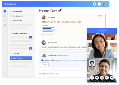 The power of messaging, video and phone. Keeping businesses connected at times.