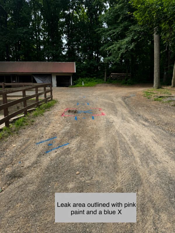 Underground leak found on agricultural farm
