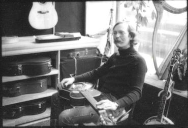 Jamming at the Millwheel guitar shop Toronto