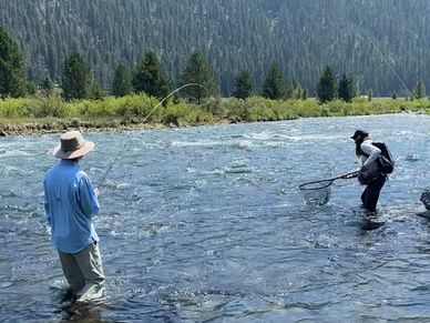 Jake Schilling Fly Fishing Guide Upper Madison River, Hebgen Dam, near West Yellowstone, Montana.