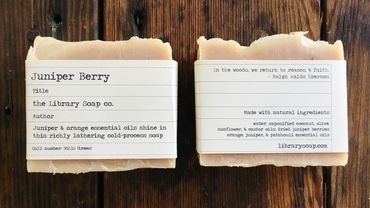 Juniper: orange, woodsy, exfoliating