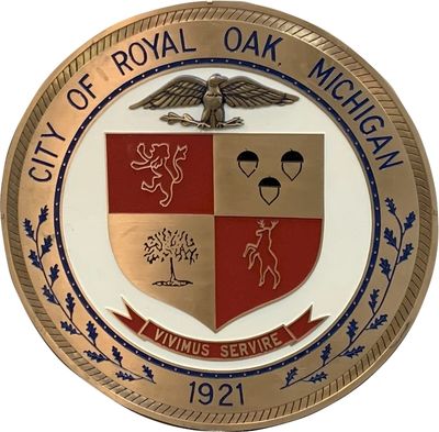 City of Royal Oak Michigan Offical Seal from 1965 thru 2012