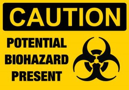 biohazard warning sign