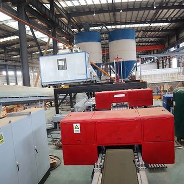 concrete wall panel extrusion production line