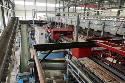 hollow core wall panel production line