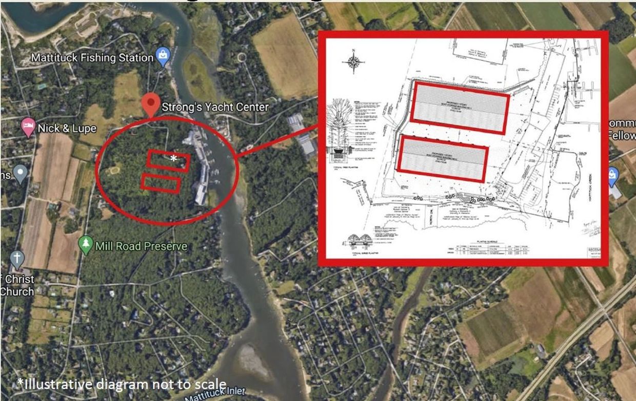 Strong's Marine Mattituck - proposed storage buildings