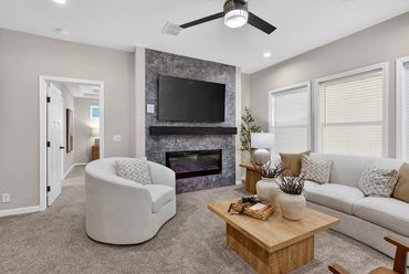 Wide open floor plan connecting main living areas