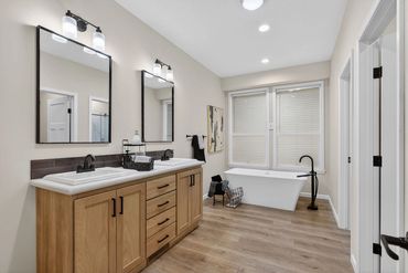 Entryway leading into open living and kitchen space