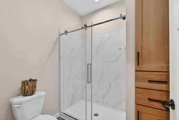 Open kitchen with large island and modern finishes