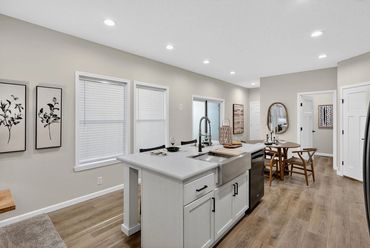 Modern cabinetry and appliances in Emerald Sky kitchen