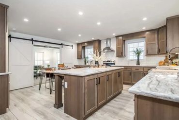 Winston’s open concept connects the kitchen, dining, and living areas for easy entertaining.