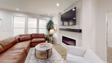 Aerial view of newly placed modular homes indiana for sale in Indiana.