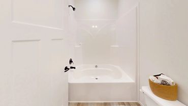 Example of a stylish bathroom in a mobile home dealers in indiana.