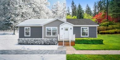Modular homes in Wabash, Indiana — affordable 2-3 bedroom options with full site work.
