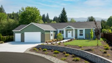 Affordable modular home interior with upgraded cabinets