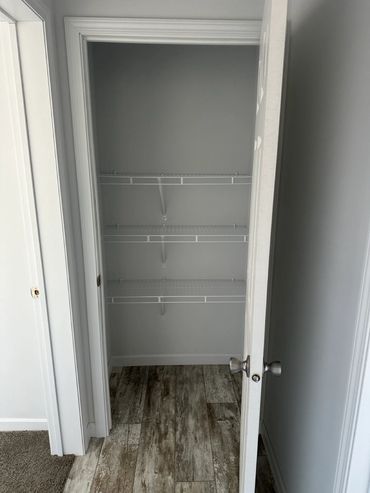 Spacious living room inside a Fahl Homes manufactured home.