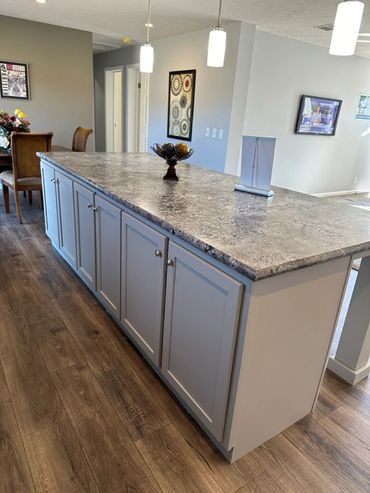 Spacious mobile home set by Fahl Homes, including well and septic installation.