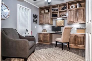 Modern prefab home model available for walk-through in our Indiana showroom