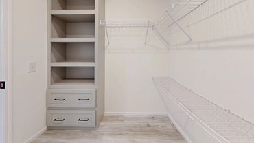 Level doublewide home with complete electric hookup by Fahl Homes.