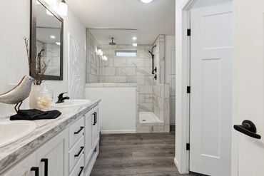 Trailer home installation with HVAC, water, and electrical done by pros.