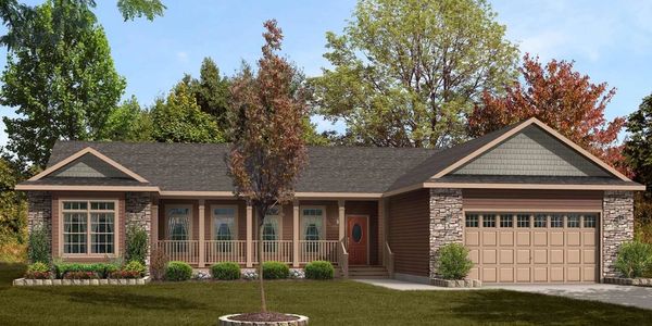Singlewide Manufactured Home kitchen layout optimized for small families or downsizing.