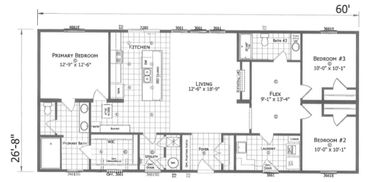 High-end kitchen upgrade shown in this modular homes in indiana with pricing model.
