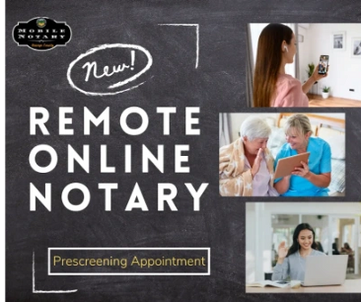 Remote Online Notary services, Virtual Notary, Get documents notarized online, remote notary