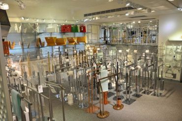 Aking Trading show room in Taipei City, Taiwan. Bathroom accessory category.