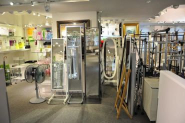 Aking Trading show room in Taipei City, Taiwan. Dressing mirrors category.